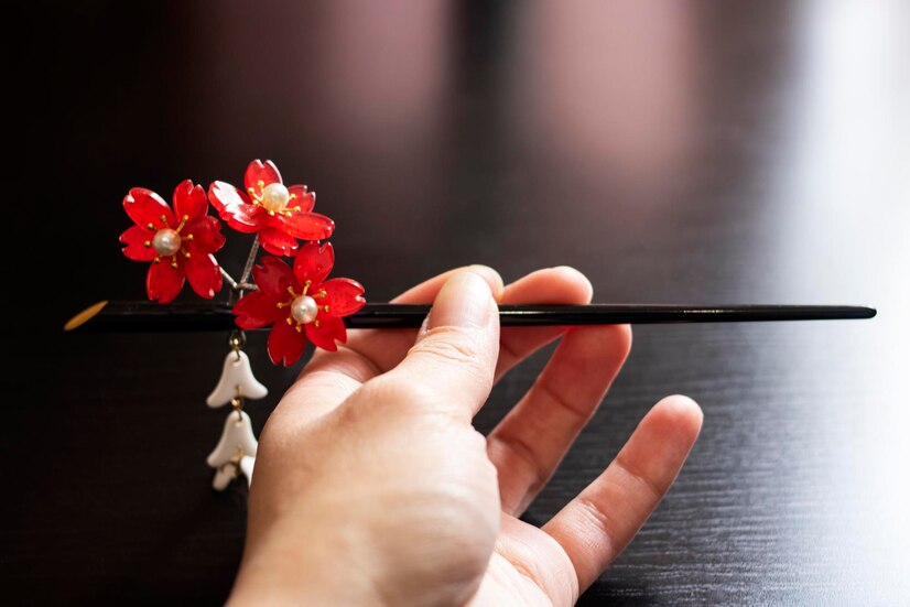 Trâm cài tóc Kanzashi truyền thống Nhật Bản